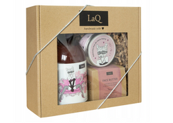 LaQ Kocica zestaw żel pod prysznic 500ml + mus do mycia twarzy 100ml + masełko o twarzy 50ml