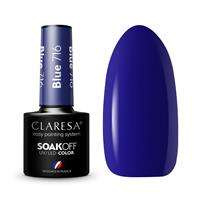 Claresa Soak Off UV/LED Blue lakier hybrydowy 716 5g