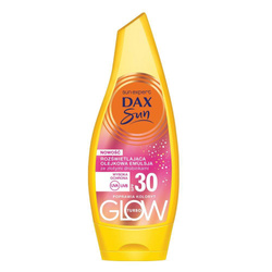 Dax Sun Rozświetlająca olejkowa emulsja ze złotymi drobinkami SPF30 175ml