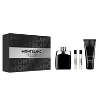 Mont Blanc Legend zestaw woda toaletowa spray 100ml + woda toaletowa spray 2x7.5ml + żel pod prysznic 100ml