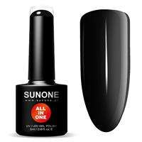 Sunone All In One lakier hybrydowy 3w1 Czarna Inez 5ml