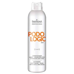 Farmona Professional Podologic Acid zmiękczający krem-maska do stóp z kwasami AHA i BHA 150ml