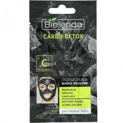 Bielenda Carbo Detox oczyszczająca maska węglowa dla cery mieszanej i tłustej 8g