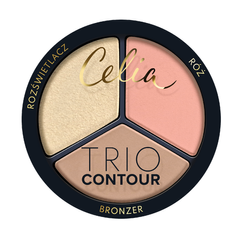 Celia Trio Contour zestaw do konturowania twarzy w pudrze 02