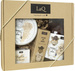LaQ Dzikus z Lasu zestaw żel pod prysznic 500ml + peeling 200ml + mydło w kostce 85ml + olejek do brody 30ml