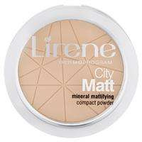 Lirene City Matt Mineral Mattifying Compact Powder mineralny puder matujący 01 Transparentny 9g