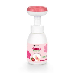 HiSkin Kids pianka do mycia rąk i ciała Malinowa 300ml