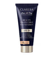 Claresa Beauty Protective Foundation nawilżający podkład z filtrem SPF50 2W Medium Warm 30ml