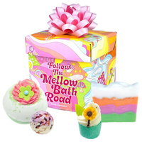 Bomb Cosmetics Follow the Mellow Bath Road zestaw upominkowy do kąpieli 4szt