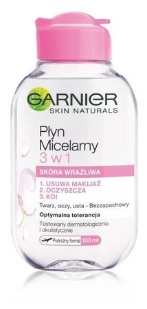 Garnier Skin Naturals płyn micelarny 3w1 skóra wrażliwa 100ml
