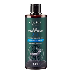 Duetus For Men nawilżający żel pod prysznic 3w1 300ml