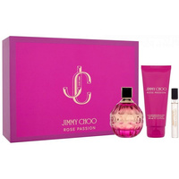 Jimmy Choo Rose Passion zestaw woda perfumowana spray 100ml + miniatura wody perfumowanej 7.5ml + balsam do ciała 100ml