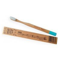 Mohani Bambusowa turkusowa szczoteczka do zębów Soft