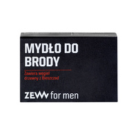 Zew For Men Mydło do brody z węglem drzewnym z Bieszczad 85ml
