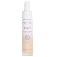 Gosh Dewy Foundation Drops rozświetlający podkład w kroplach 002 Porcelain 12ml