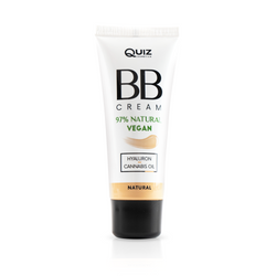 Quiz Cosmetics BB Cream krem BB wzbogacony kwasem hialuronowym i olejem konopnym Natural 30ml