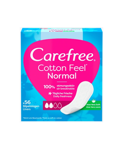 Carefree Cotton Feel Normal wkładki higieniczne zapach aloesowy 56szt