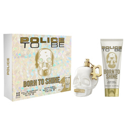 Police To Be Born To Shine For Woman zestaw woda perfumowana spray 40ml + balsam do ciała 100ml