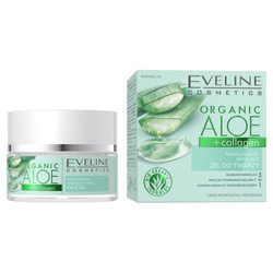 Organic Aloe + Collagen nawilżająco-matujący żel do twarzy 50ml