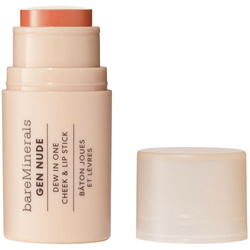 bareMinerals Gen Nude Dew in One Cheek &amp; Lip Stick kremowy sztyft do policzków i ust Just Peachy 4.5g