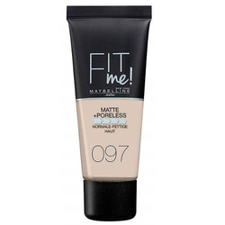 Maybelline Fit Me Matte & Poreless Foundation matujący podkład do twarzy 097 Natural Porcelain 30ml