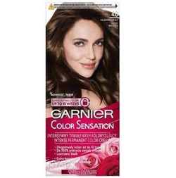 Garnier Color Sensation krem koloryzujący do włosów 4.0 Głęboki Brąz