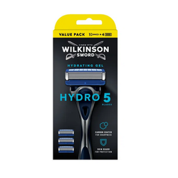 Wilkinson Hydro 5 Skin Protection Regular maszynka do golenia z wymiennymi ostrzami dla mężczyzn 1szt + wkłady 4szt