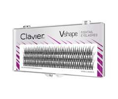 Clavier Vshape Fishtail Eyelashes kępki rzęs 10mm