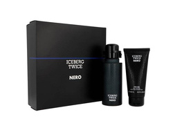 Iceberg Twice Nero zestaw woda toaletowa spray 125ml + żel pod prysznic 100ml