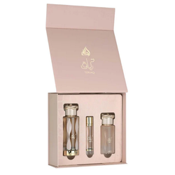 Lattafa Teriaq edp 100ml + 12ml + mgiełka do włosów 50ml