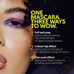 KIKO Milano Club K By Kiko Milano Wow &amp; Now Mascara kolorowy tusz do rzęs dodający objętości wydłużająco-podkręcający 01 Sus But Cute 8ml
