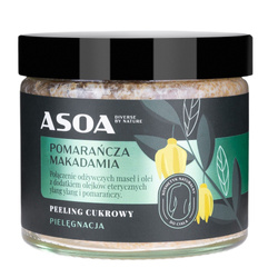 Asoa Peeling cukrowy Pomarańcza-Macadamia 250ml