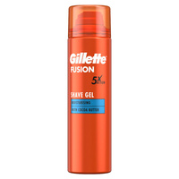 Gillette Fusion nawilżający żel do golenia z masłem kakaowym 200ml