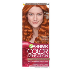 Garnier Color Sensation krem koloryzujący do włosów 7.40 Bursztynowa Miedź
