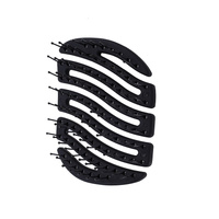 Sister Young Mila Pocket Hair Brush mała szczotka do włosów Black