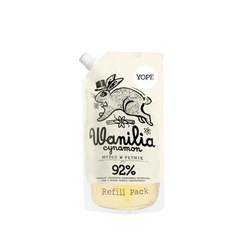 Yope Naturalne mydło w płynie Wanilia i Cynamon Refill 500ml