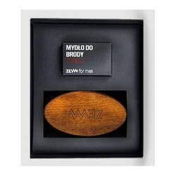 Zew For Men Pakiet Brodacza zestaw mydło do brody 85ml + szczotka do profesjonalnej pielęgnacji zarostu