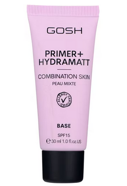 Gosh Primer+ 007 Hydramatt nawilżająca baza pod makijaż do cery mieszanej i tłustej SPF15 30ml