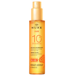 Nuxe Sun brązujący olejek do opalania twarzy i ciała SPF10 150ml