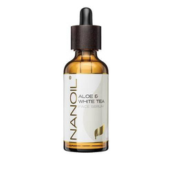 Nanoil Aloe & White Tea serum do twarzy z aloesem i białą herbatą 50ml