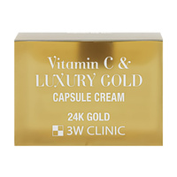 3W Clinic Vitamin C &amp; Luxury Gold Capsule rozświetlający krem kapsułkowy do cery matowej i zmęczonej 55g