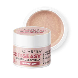 Claresa Soft&amp;Easy Builder Gel żel budujący Shimmery 45g