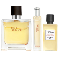 Hermes Terre D'Hermes zestaw woda toaletowa spray 100ml + woda toaletowa spray 15ml + żel pod prysznic 40ml