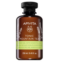 Apivita Tonic Mountain Tea Shower Gel tonizujący żel pod prysznic z górską herbatą i olejkami eterycznymi 250ml