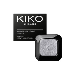 KIKO Milano Maxi Mod High Pigment Eyeshadow cień do powiek o wysokiej pigmentacji 29 Stunning Silver 1.5g