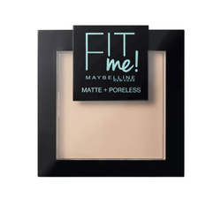 Maybelline Fit Me Matte Poreless Pressed Powder puder matujący do twarzy w kompakcie 105 Natural Ivory 9g
