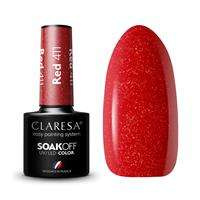 Claresa Soak Off UV/LED Red lakier hybrydowy 411 5g
