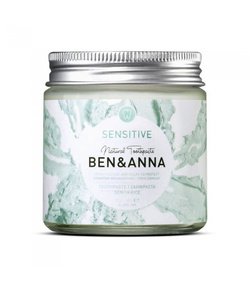 Ben&Anna Natural Toothpaste naturalna pasta do wrażliwych zębów z rokietnikiem rumiankiem i aloesem Sensitive 100ml