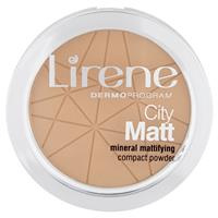 Lirene City Matt Mineral Mattifying Compact Powder 03 Beżowy 9g