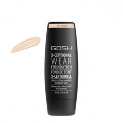 Gosh X-Ceptional Wear Foundation Long Lasting Makeup długotrwały podkład do twarzy 14 Sand 30ml